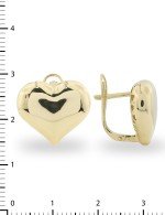 Серьги из лимонного золота 585 пробы