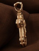 Крест из золота 585 пробы c ониксом