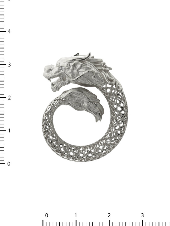 Подвеска из белого золота c бриллиантами