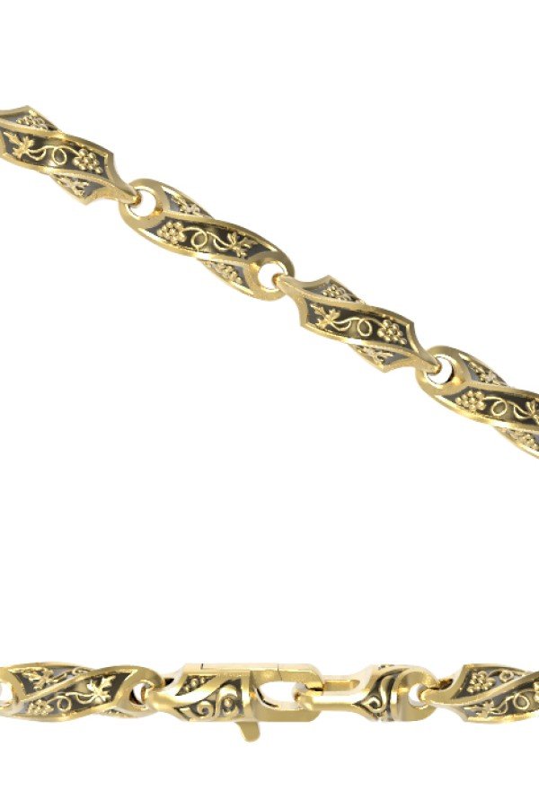 Браслет из лимонного золота