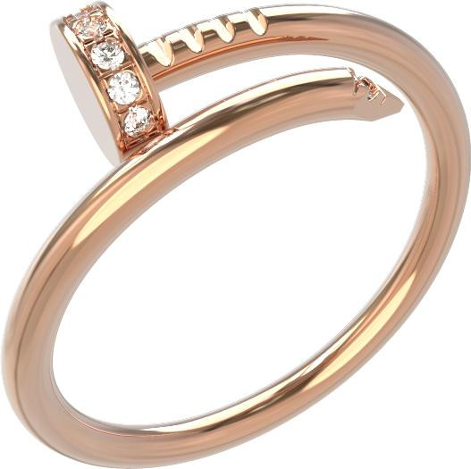 Кольцо из золота c бриллиантами