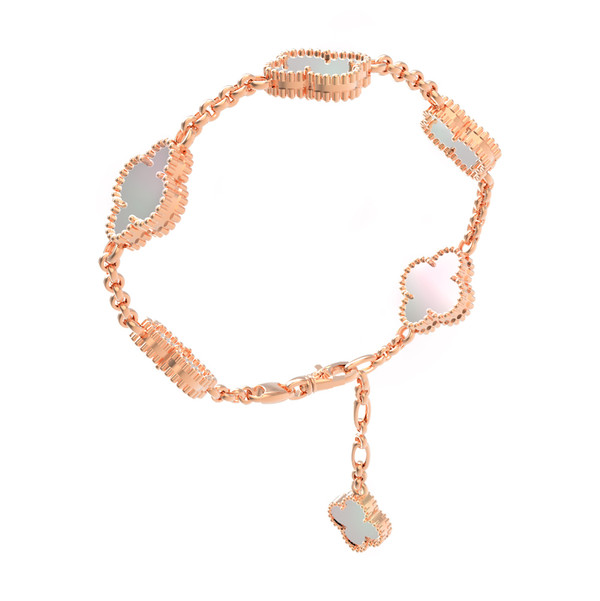 Браслет из золота c перламутром