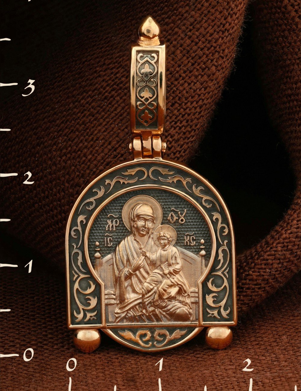 Образок из золота 585 пробы