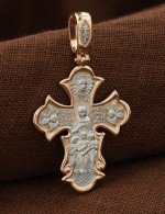Крест из золота 585 пробы