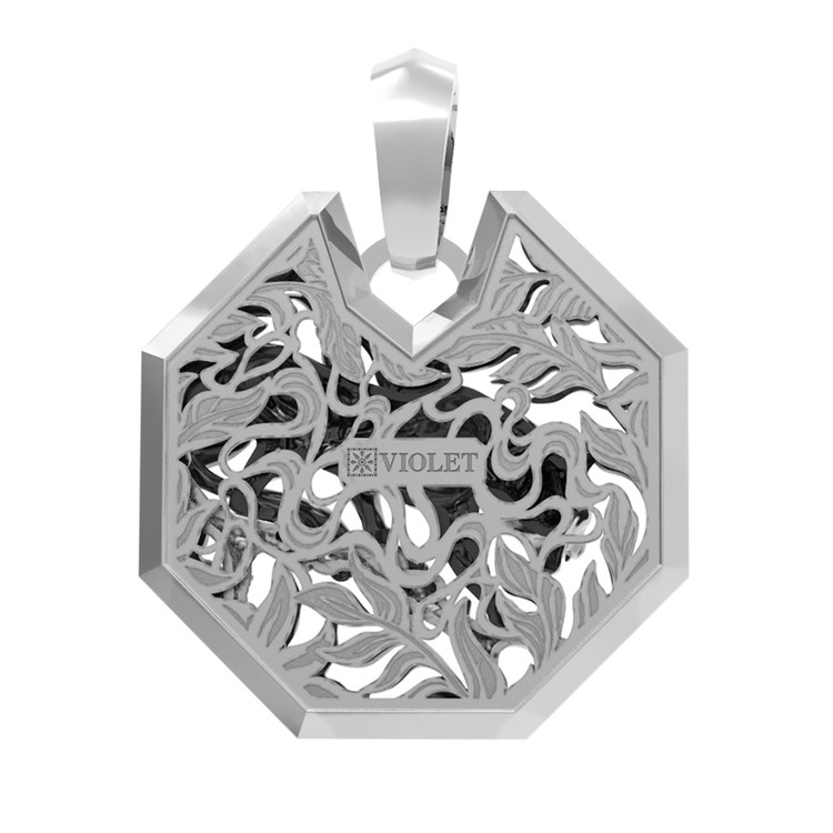 Подвеска из белого золота