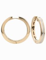 Серьги из золота 585 пробы c рубином