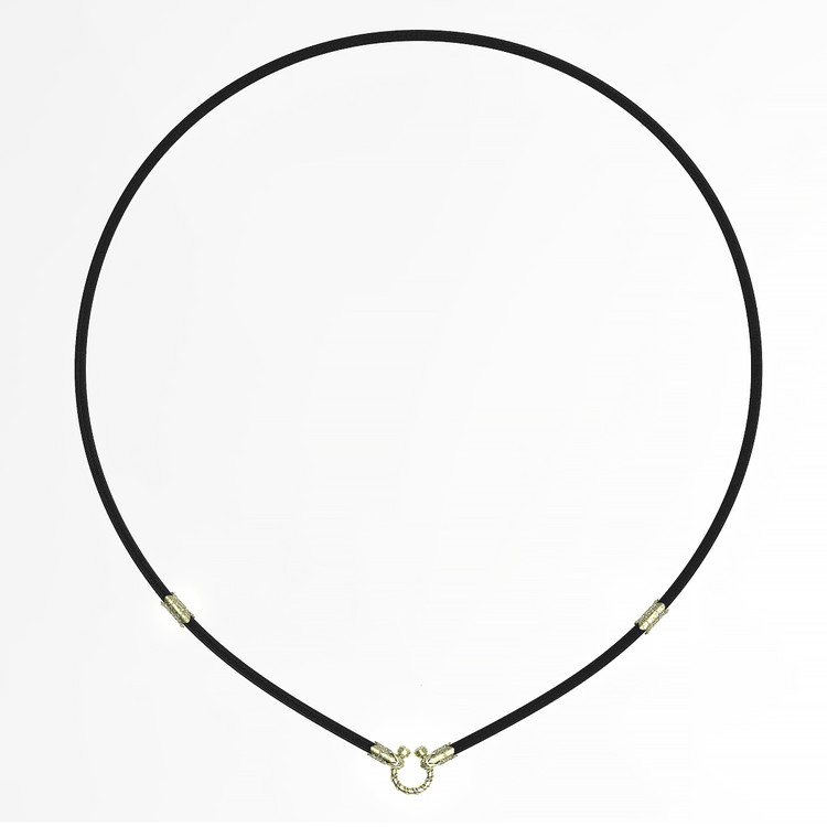 Шнурок шёлковый из зелёного золота c шёлковым шнурком