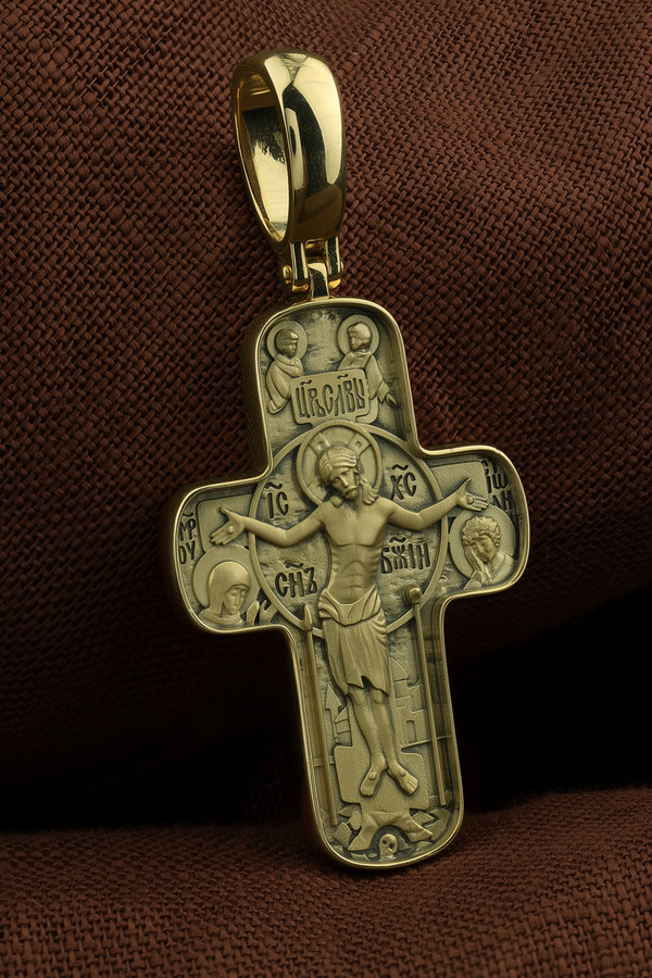 Крест из зелёного золота