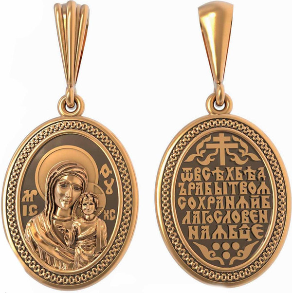 Образок из золота