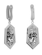 Серьги из белого золота 585 пробы