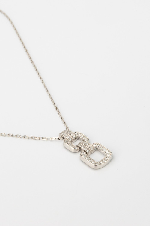 Колье из белого золота c бриллиантами