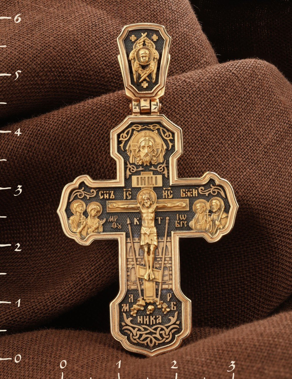 Крест из золота 585 пробы