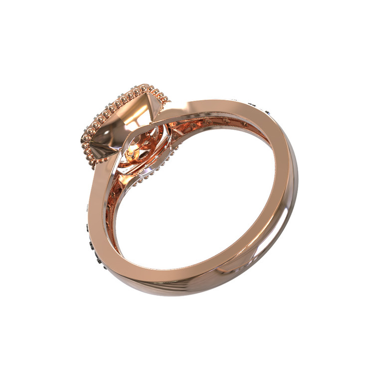 Кольцо из золота c бриллиантами