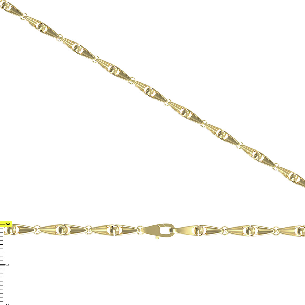 Цепь из лимонного золота