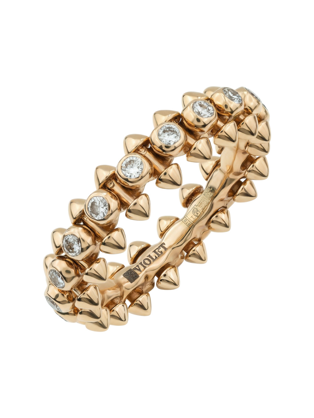 Кольцо из золота c бриллиантами