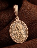 Образок из золота 585 пробы