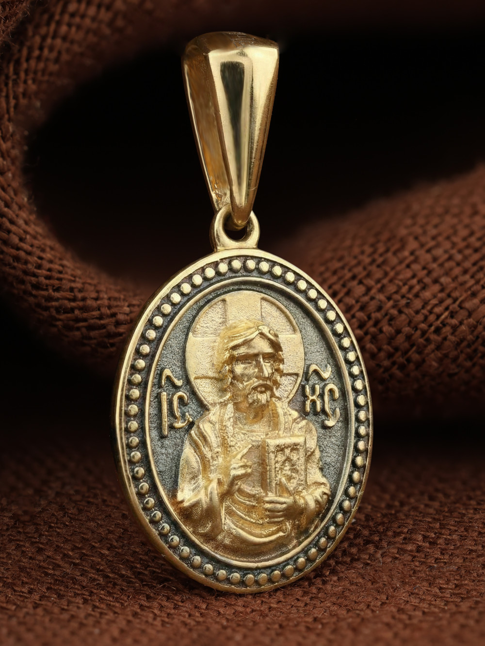 Образок из лимонного золота