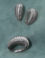 Серьги из белого золота 585 пробы