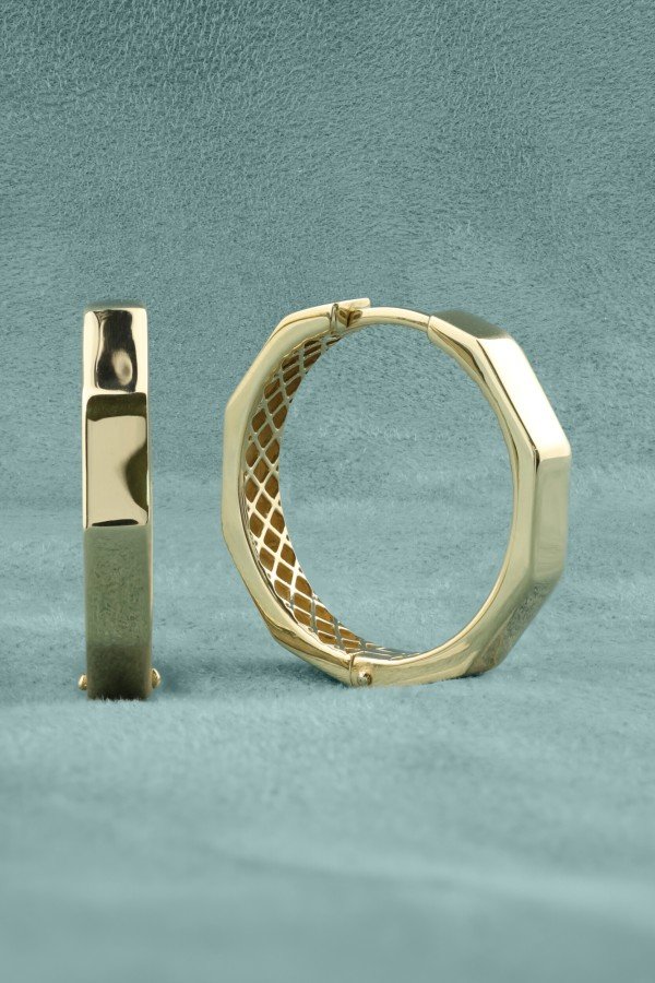 Серьги из лимонного золота 585 пробы