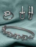 Серьги из белого золота 585 пробы