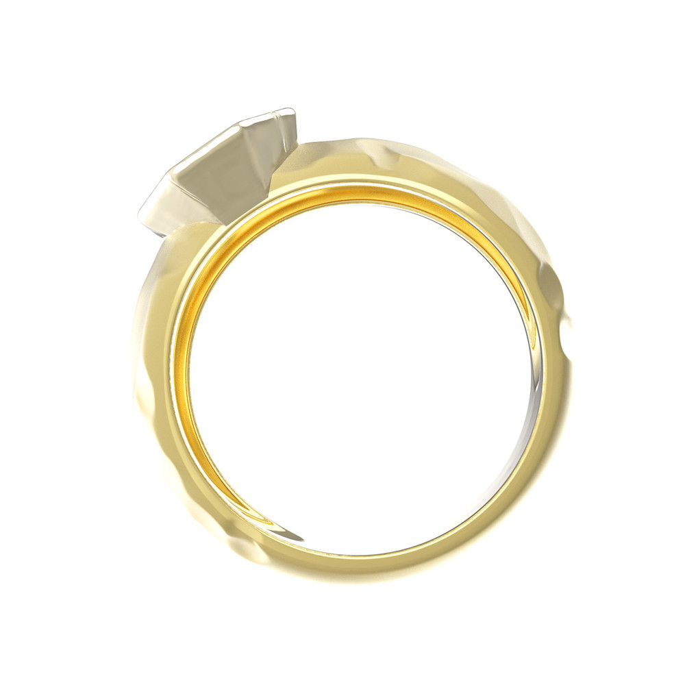 Кольцо из лимонного золота