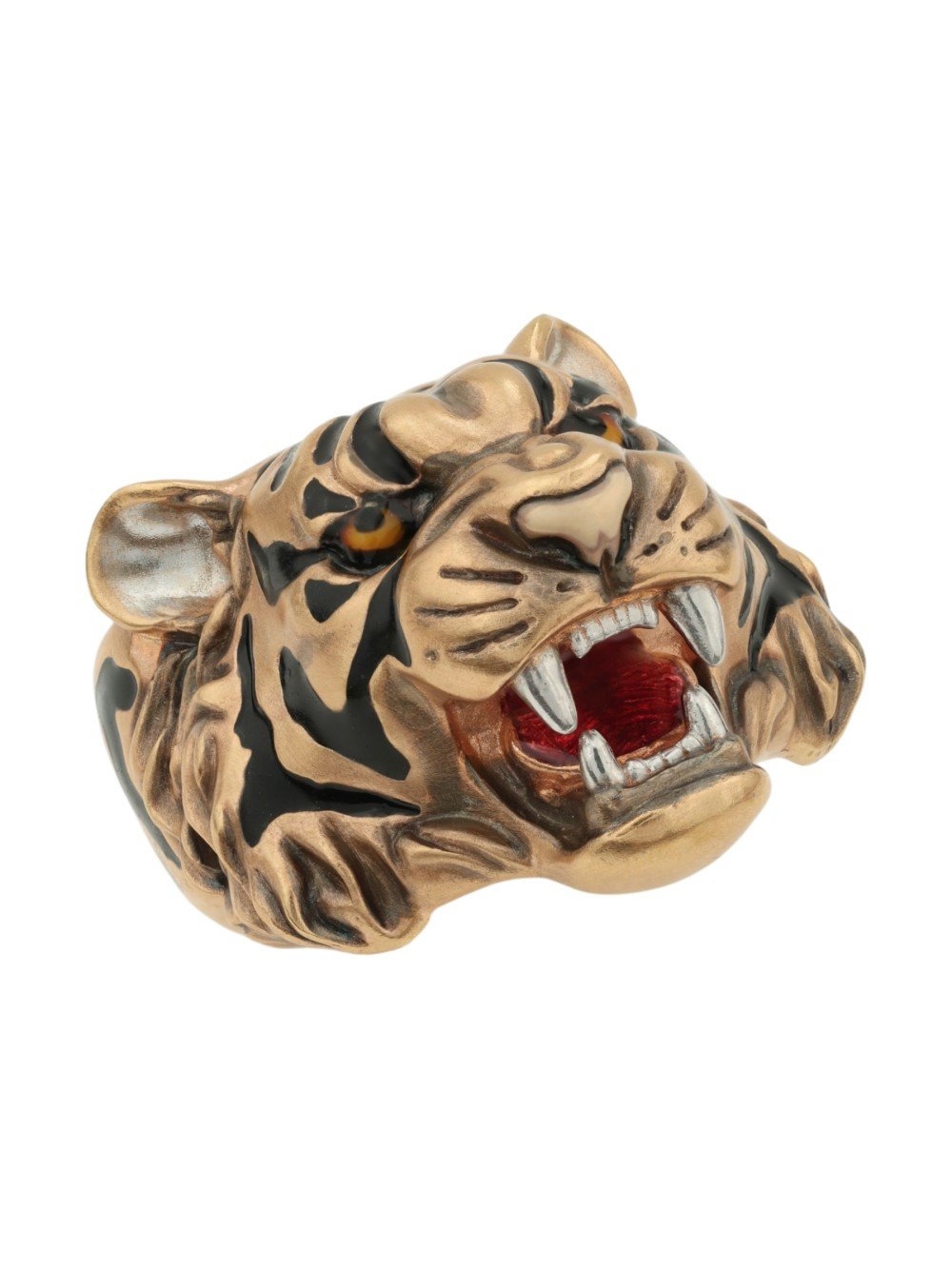 Кольцо из золота c эмаль