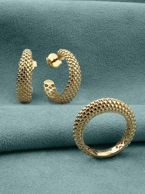 Кольцо из лимонного золота