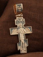 Крест из золота 585 пробы