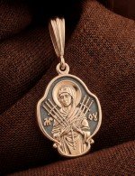 Образок из золота 585 пробы