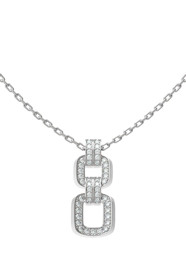 Колье из белого золота c бриллиантами