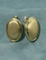 Серьги из лимонного золота 585 пробы