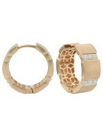 Серьги из золота 585 пробы c бриллиантами