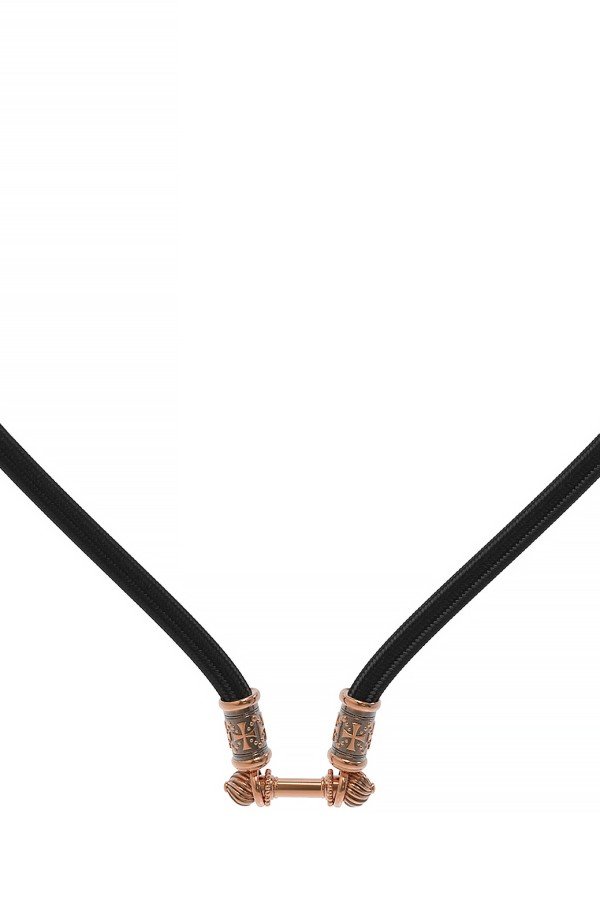 Шнурок шёлковый из золота c шёлковым шнурком