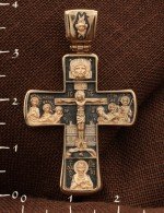 Крест из золота 585 пробы