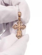 Крест из золота 585 пробы