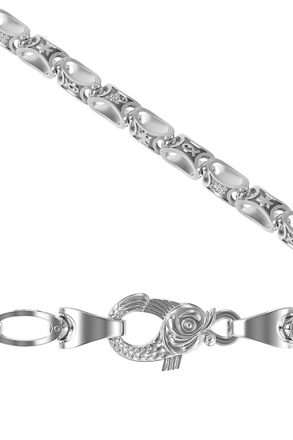 Браслет из белого золота