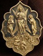Образок из лимонного золота 585 пробы