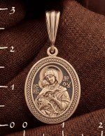 Образок из золота 585 пробы