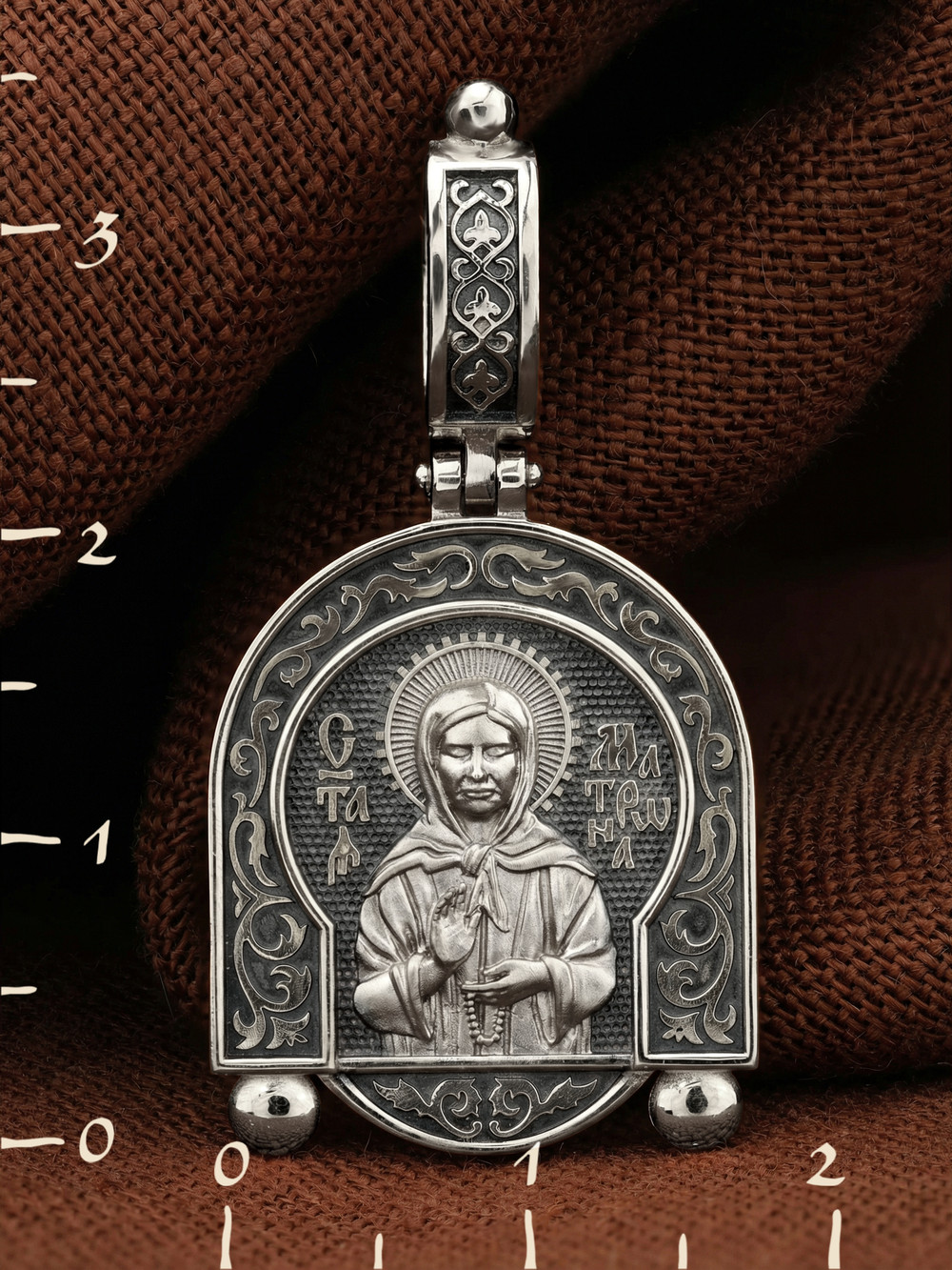 Образок из белого золота