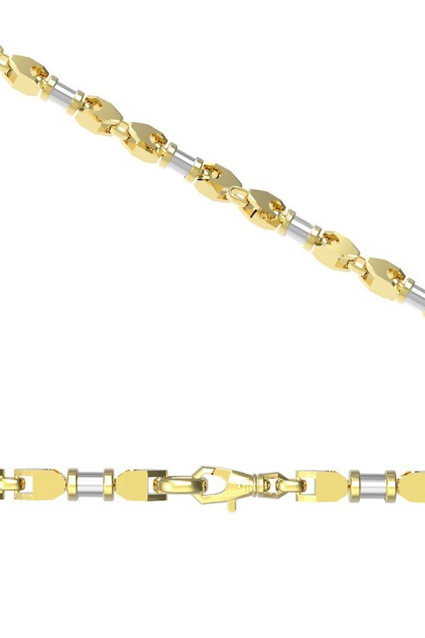 Цепь из лимонного золота