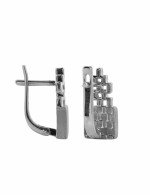 Серьги из белого золота 585 пробы