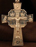 Крест из золота 585 пробы