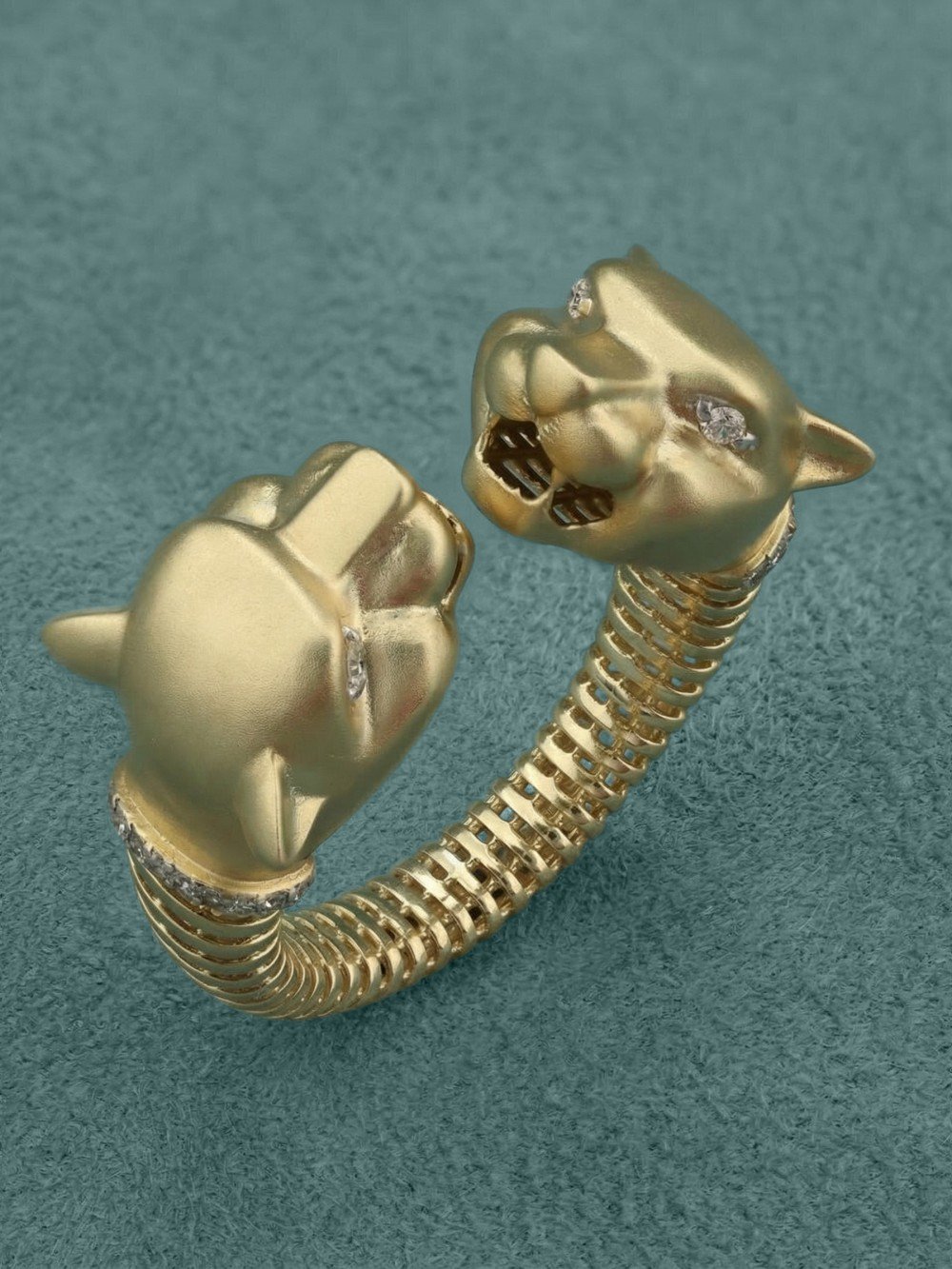 Кольцо из лимонного золота c бриллиантами