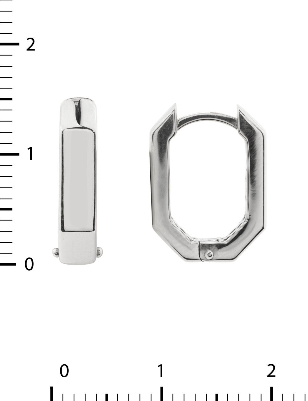 Серьги из белого золота 585 пробы