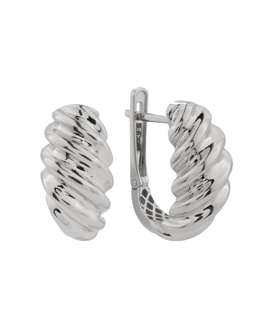 Серьги из белого золота 585 пробы