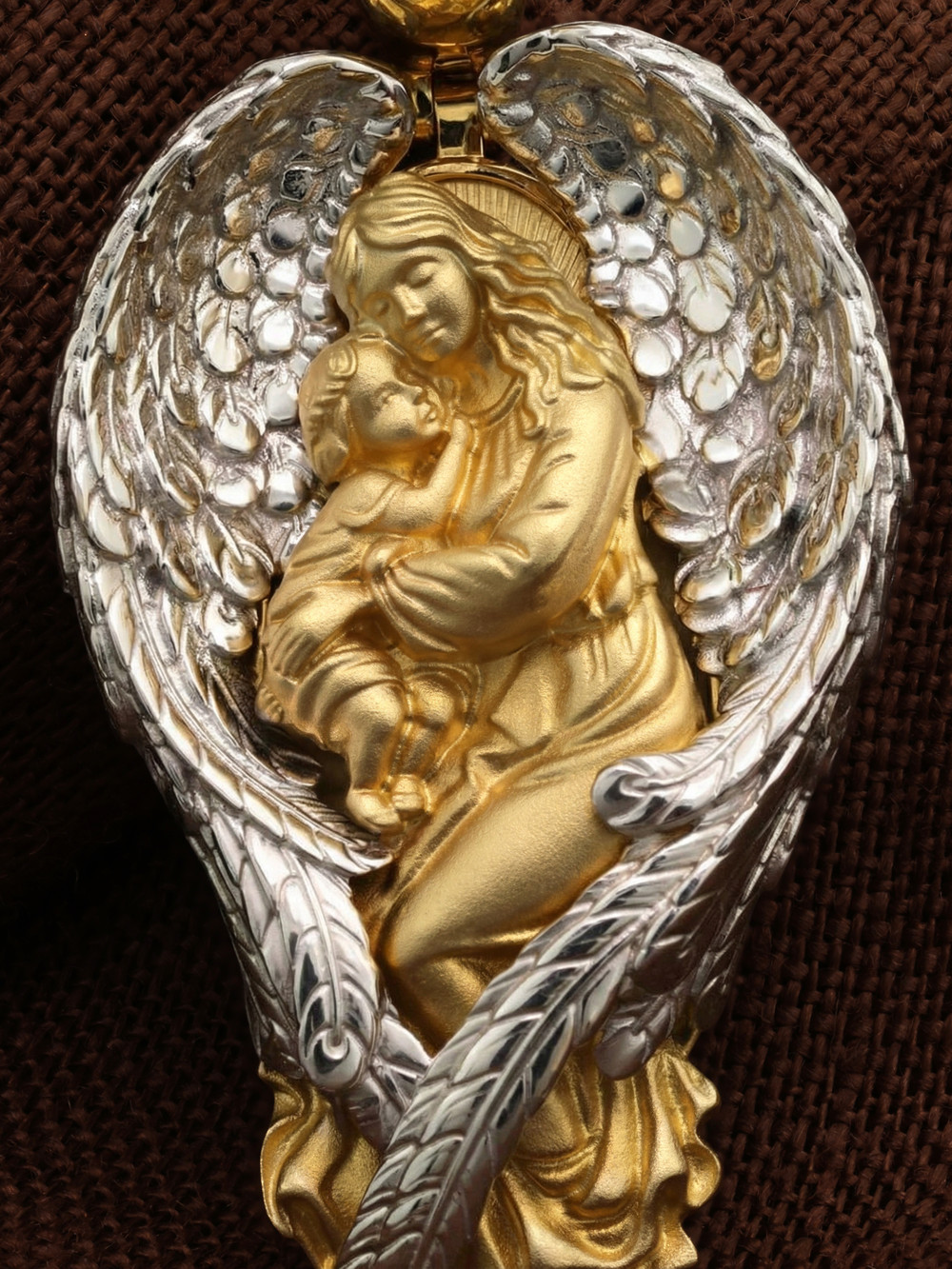 Образок из лимонного золота