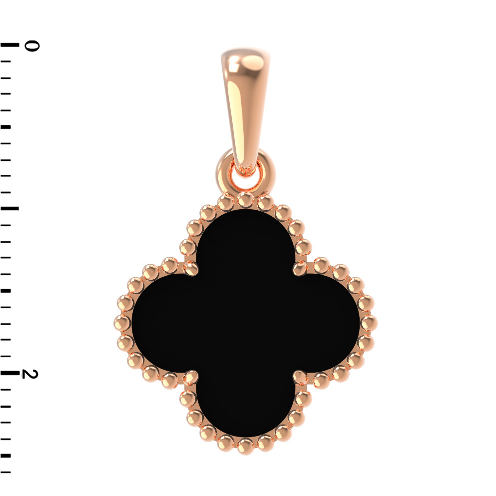 Подвеска из золота c ониксом