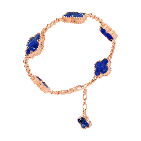 Браслет из золота c лазуритом