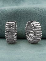 Серьги из белого золота 585 пробы